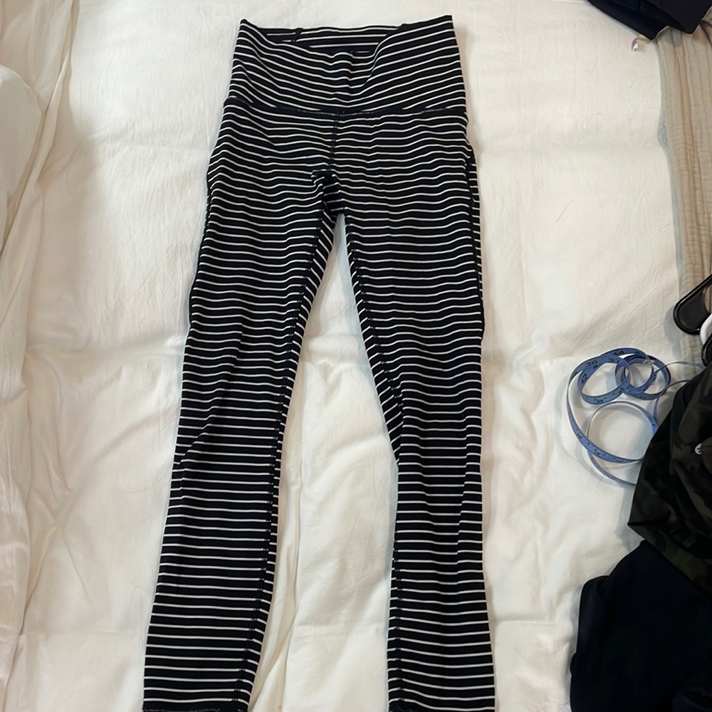 Lululemon train times striped leggings
